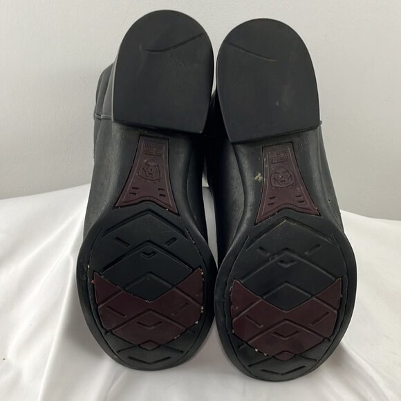 Ariat Men’s Black Leather Work Boots - Picture 12 of 14